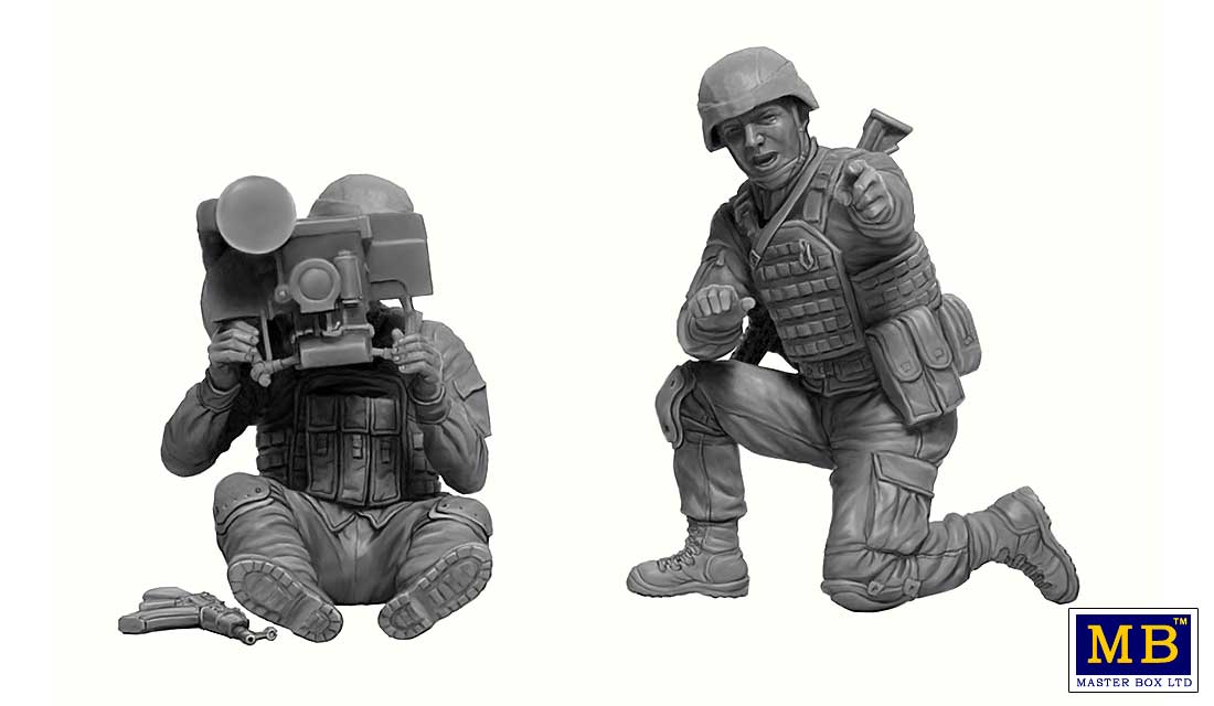 MASTER BOX 1/35 "Russian-Ukrainian War series, Kit № 6. Javelin. The Ukrainian Anti-Tank Crew"