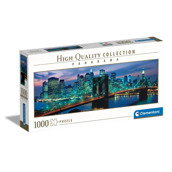 CLEMENTONI 1000PC - PANORAMA - NEW YORK BROOKLYN BRIDGE