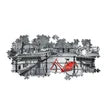 CLEMENTONI 1000pc - PANORAMA - AMSTERDAM BICYCLE
