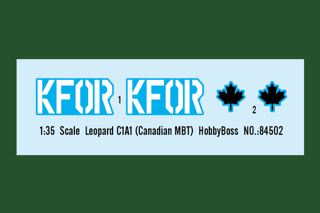 Hobby Boss 1/35 Leopard C1A1 (Canadian MBT)