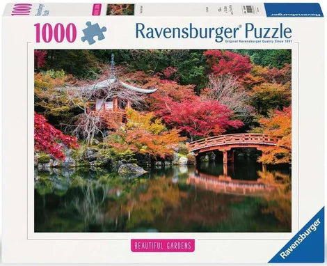120008491 - RAVENSBURGER 1000PC - BEAUTIFUL GARDENS: DAIGO-JI KYOTO JAPAN