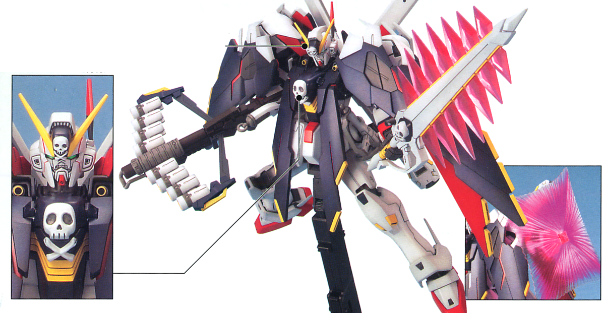 Bandai MG 1/100 XM-X1 Crossbone Gundam X1 Full Cloth