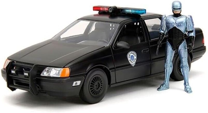 Jada 1/24 "Hollywood Rides" 1986 OCP Ford Taurus With RoboCop