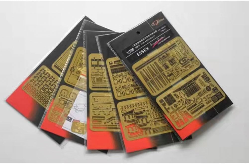 Flyhawk FH700025 for Trumpeter 05728 05729 05730 1/700 WW2 USN Aircraft Carrier Essex Photoetch Enhancement Parts Photoetch Set Etched Parts