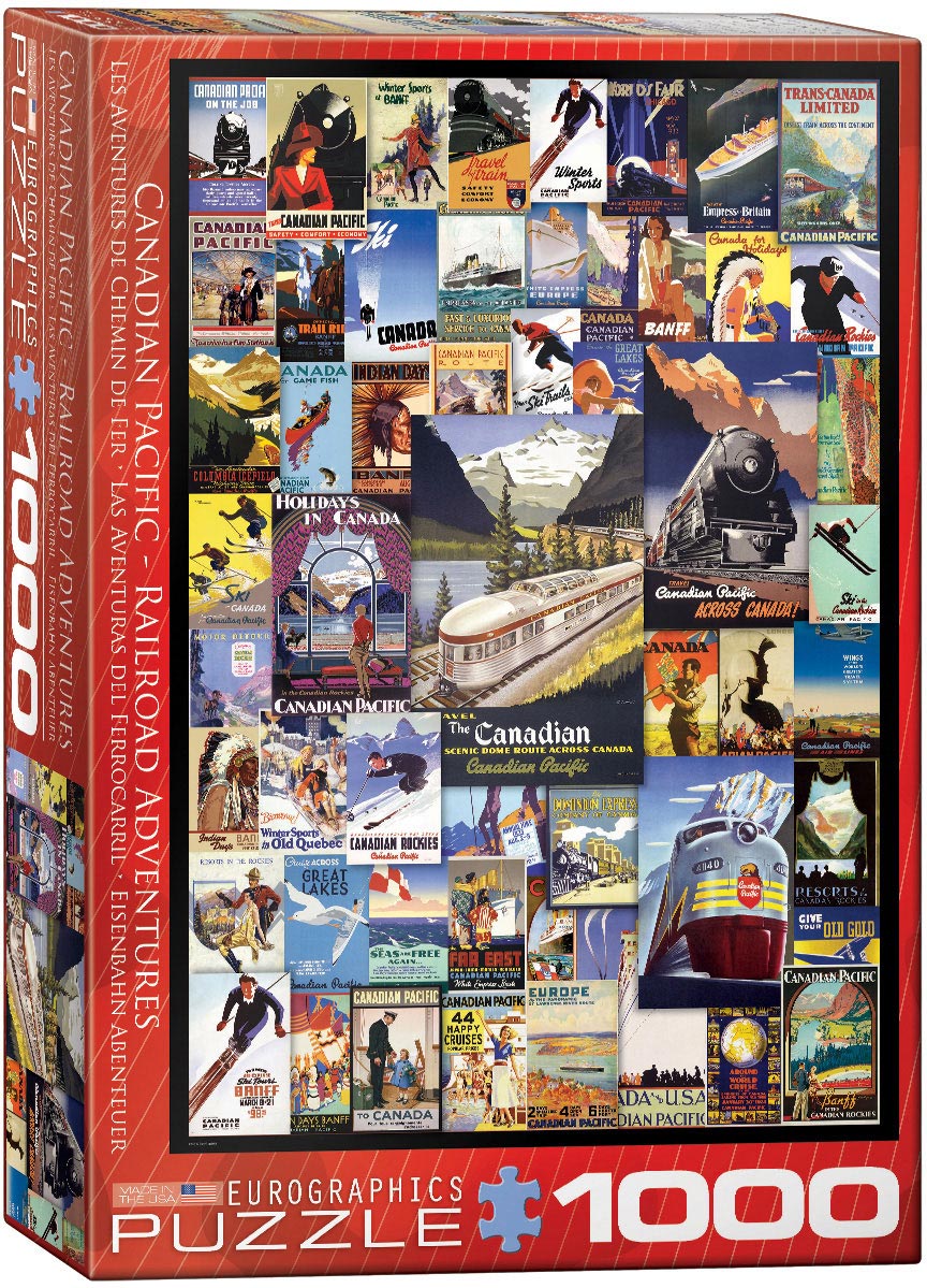 1000pc Canadian Pacific - Railroad Adventures