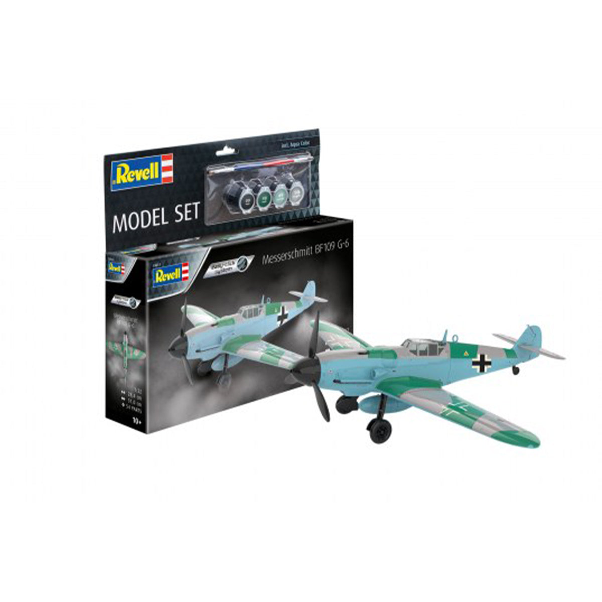 Revell 1/48 Model Set Messerschmitt Bf109G-6 Easy-Click