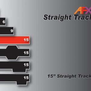 AFX 15" Straight Track (2)