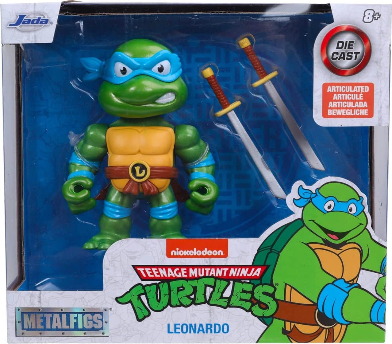 Jada 4" metalfigs Teenage Mutant Ninja Turtles - Leonardo