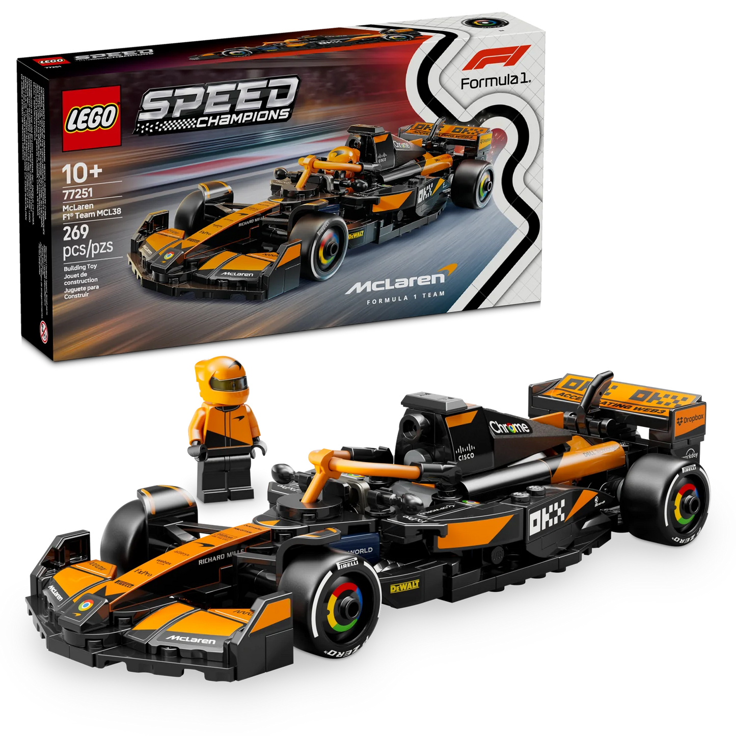 Lego 77251 McLaren F1® Team MCL38 Race Car