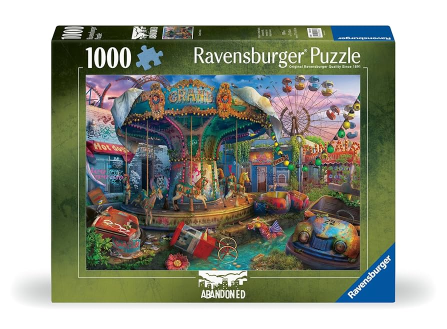 120004875 - RAVENSBURGER 1000PC - ABANONDED SERIES - GLOOMY CARNIVAL