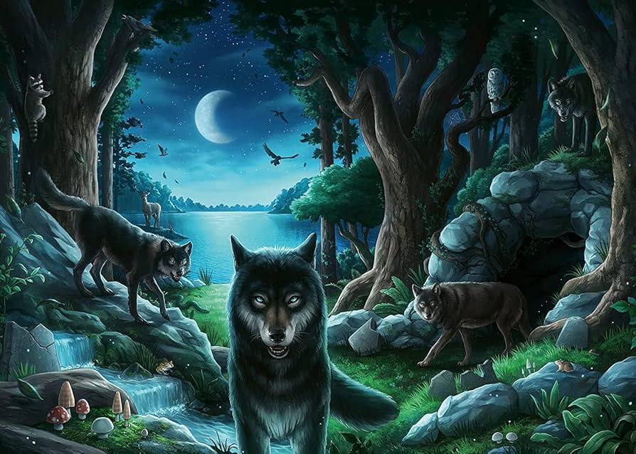 164349 - RAVENSBURGER 759PC - ESCAPE SERIES: THE CURSE OF THE WOLVES
