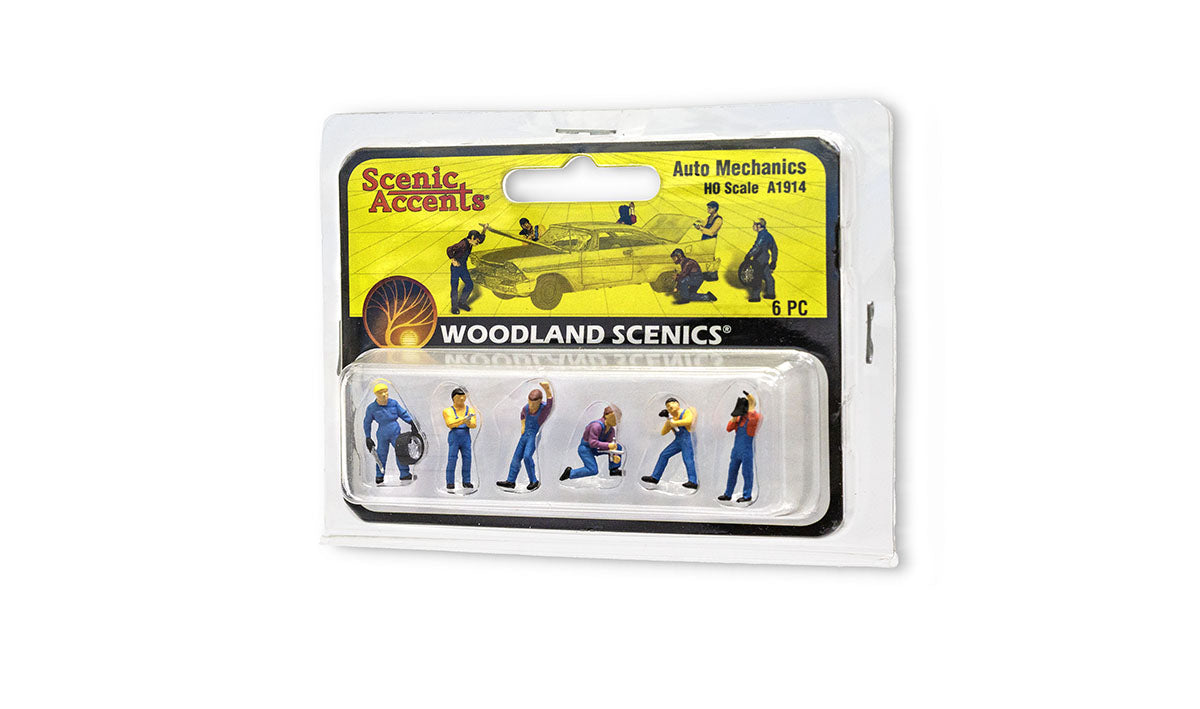 Woodland Scenics Auto Mechanics - HO Scale