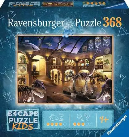 129355 - RAVENSBURGER 368PC - KIDS ESCAPE SERIES - MUSEUM MYSTERIES