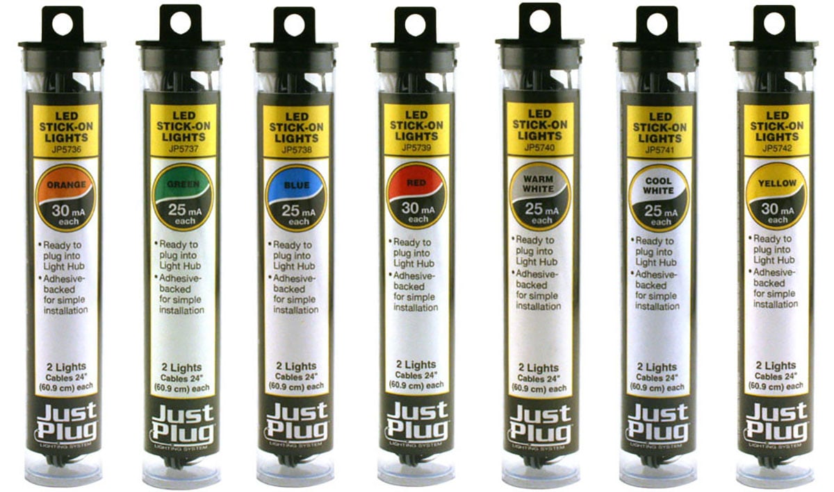 Woodland Scenics Stick-On LED Lights Yellow