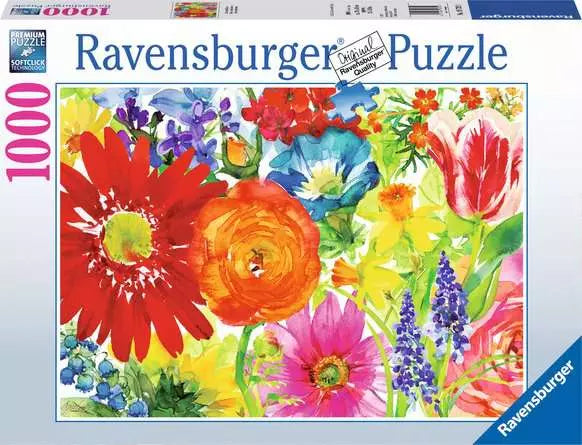 120006718 - RAVENSBURGER 1000PC - ABUNDANT BLOOMS