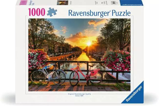 120006626 - RAVENSBURGER 1000PC - BICYCLES IN AMSTERDAM