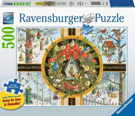 168354 - RAVENSBURGER 500PC - CHRISTMAS SONGBIRDS