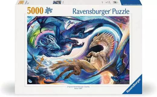 120008132 - RAVENSBURGER 5000PC -DRAGON DAY AND NIGHT