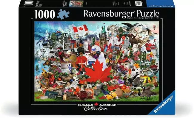 120010067 - RAVENSBURGER 1000PC - CANADIAN COLLECTION: OH, CANADA!