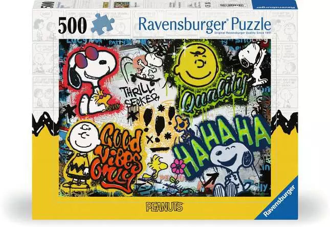 120003892 - RAVENSBURGER 500PC - PEANUTS GRAFFITI