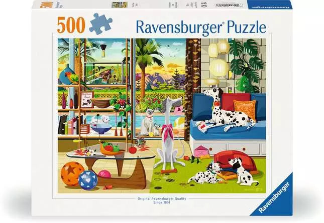 120011897 - RAVENSBURGER 500PC - PETS OF PALM SPRINGS