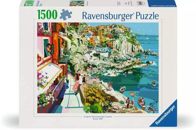 120004301 - RAVENSBURGER 1500PC - ROMANCE IN CINQUE TERRE