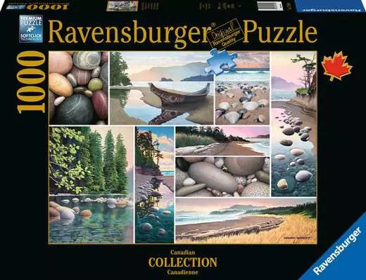 174690 - RAVENSBURGER 1000PC - CANADIAN COLLECTION: WEST COAST TRANQUILITY