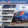 N Amtrak ALC-42 & Superliner Phase VI 4-unit set