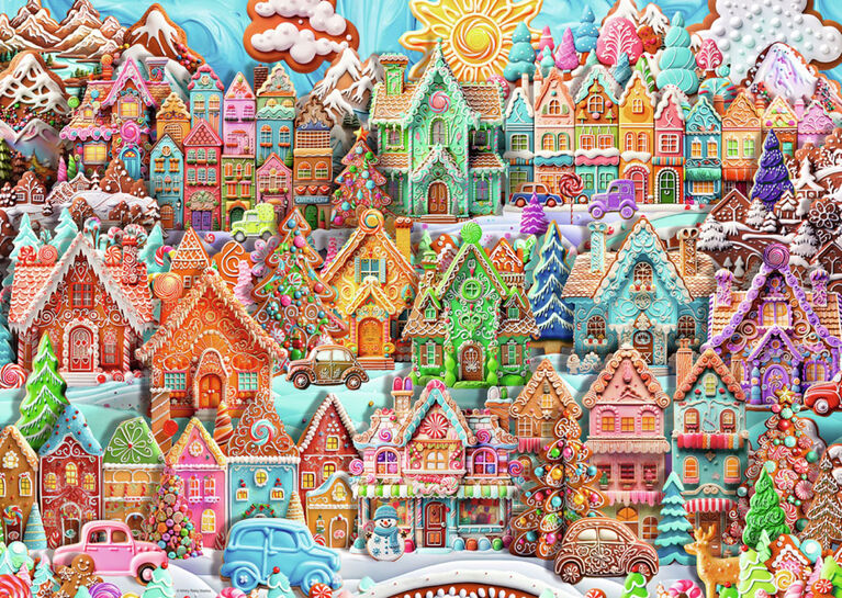 12672 - Ravensburger Christmas Cookie Village - 1000pcs