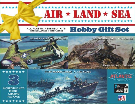 Atlantis 9001 Air, Land & Sea US Hobby Gift Set