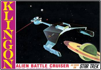 1/650 Star Trek The Original Series Klingon Battle Cruiser By AMT