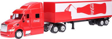 New-Ray 1:43 - Peterbilt 387 "Coca Cola" 18-Wheel Tractor Trailer 125 th