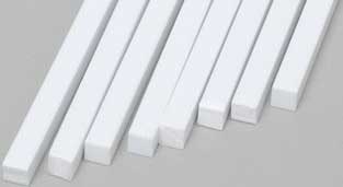 Styrene Strip .100 x.100 (8) By EVERGREEN SCALE MODELS
