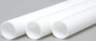 Styrene Tube .343" (11/32") (2) By EVERGREEN SCALE MODELS