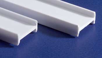 Styrene I-Beam .375 3/8 (2) By EVERGREEN SCALE MODELS