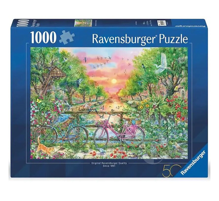120014621 - RAVENSBURGER 1000PC - DREAMY BIKES IN AMSTERDAM