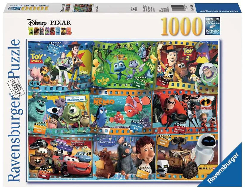 120002987 - RAVENSBURGER 1000PC - DISNEY PIXAR - DISNEY PIXAR MOVIES