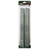 Kato 2-181 Concrete Tie 369mm (14 1/2') Straight Track S369PC (HO scale)