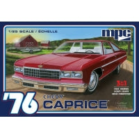 1/25 1976 Chevy Caprice w/Trailer 2t By MPC PLASTIC MODELS