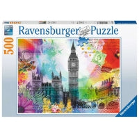 169863 - RAVENSBURGER 500PC - LONDON POSTCARD
