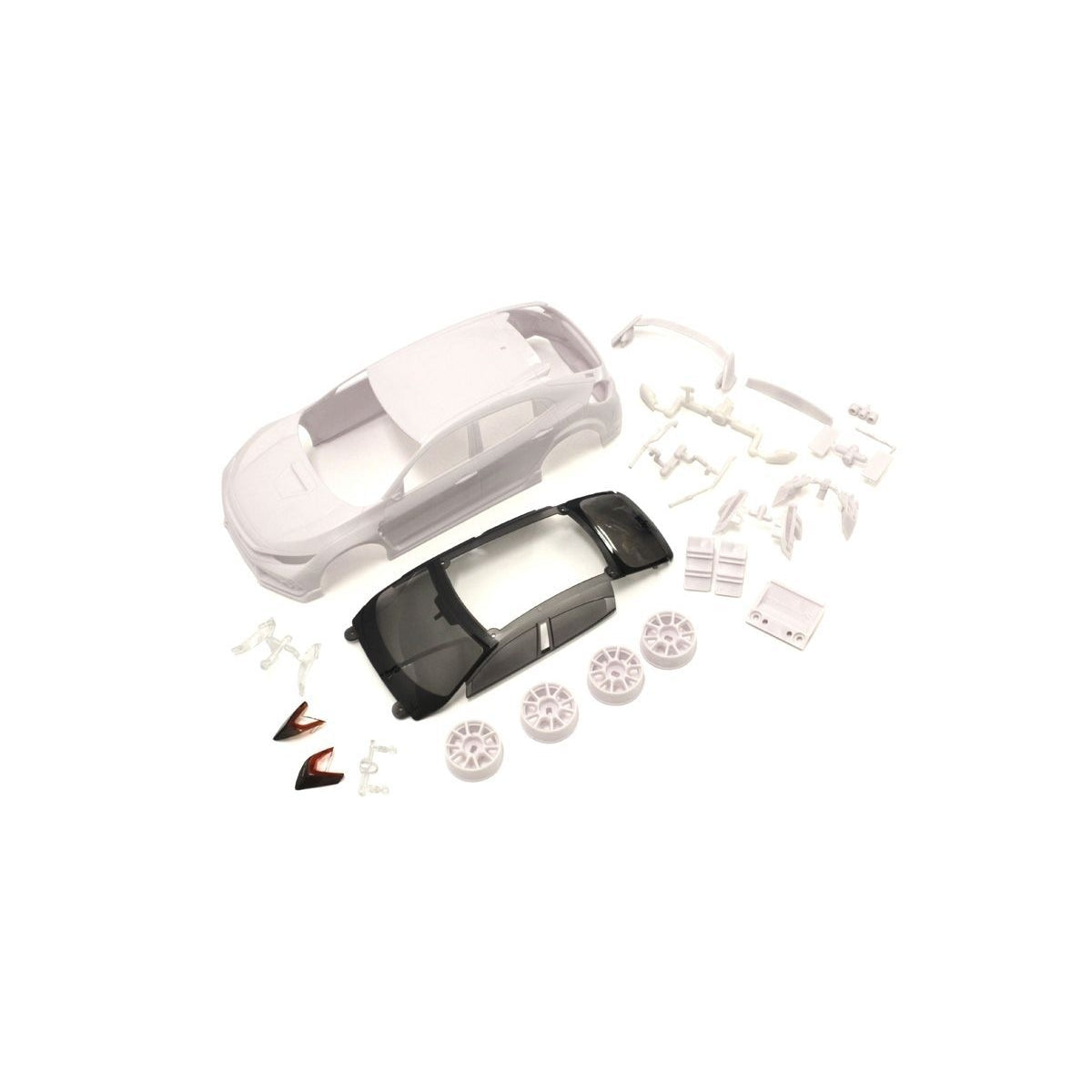 MZN194 - Honda CIVIC TypeR White body set(w/Wheel)