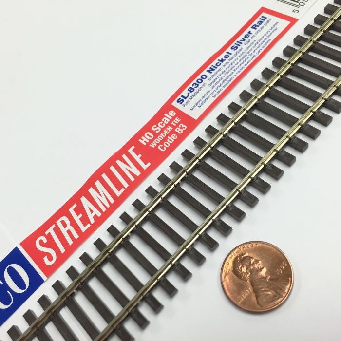 PECO SL-8300 HO Code 83 Wood Tie Flex Track