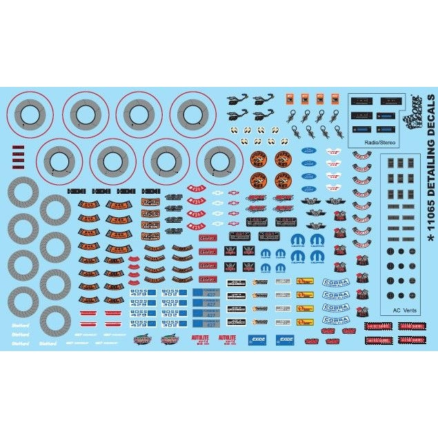 Gofer Racing Detailing Decals 1/24