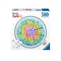 173495 - RAVENSBURGER 500PC - CIRCLE OF COLORS: RAINBOW CAKE