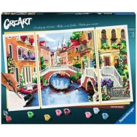 201358 - RAVENSBURGER - CREART - PAINT BY NUMBERS - VENTIAN DREAMS 12X16