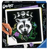 235094 - RAVENSBURGER - CREART - PAINT BY NUMBERS - PIXIE COLD: RACOON