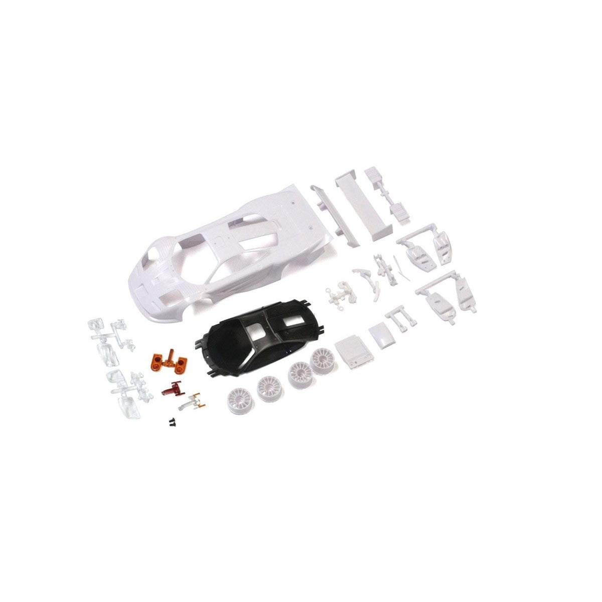 MZN192 - McLaren F1 GTR White body set(w/Wheel)