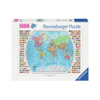 120006640 - RAVENSBURGER 1000PC - POLITICAL WORLD MAP