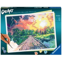 202799 - RAVENSBURGER - CREART - PAINT BY NUMBERS - MAGICAL LIGHT 12X16