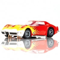 AFX Corvette 1970 Red/Yellow Wildfire